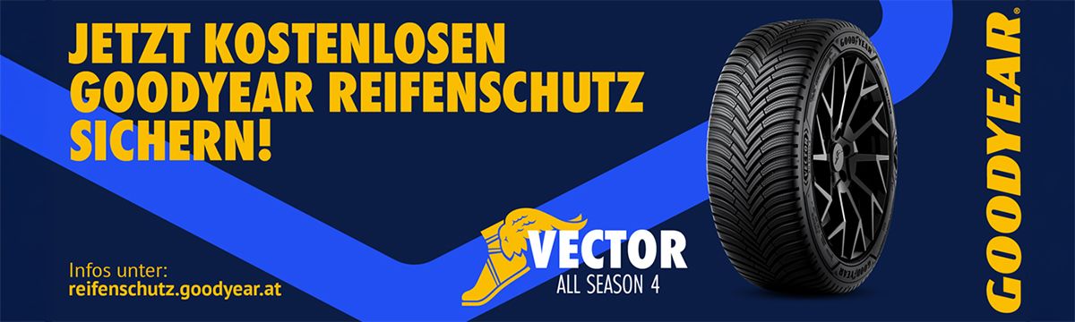 Jetzt kostenlos Goodyear Reifenschutz sichern!
